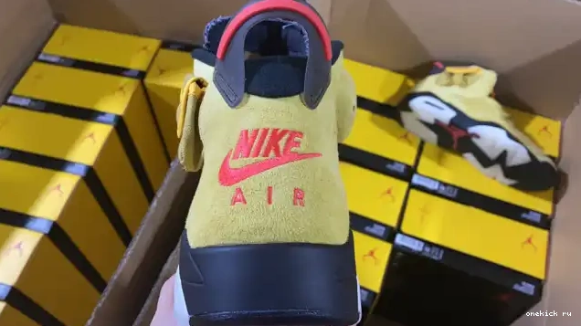Rep Onekick JORDAN 6 TRAVIS X SCOTT CN1084-300 AIR YELLOW 0511